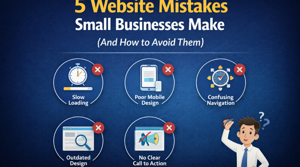 5 Website Mistakes Small Businesses Make (And How to Avoid Them)